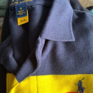 Little Boys Ralph 
Lauren Polo, jeans and sneakers